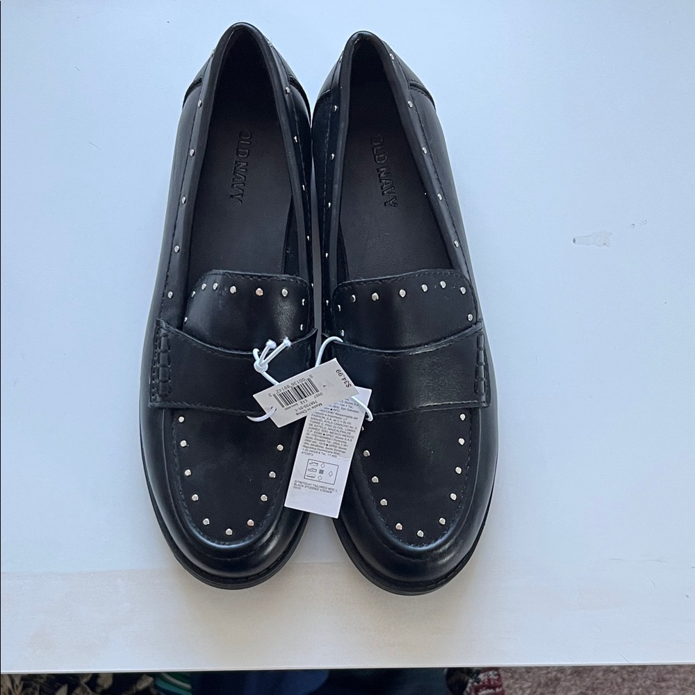 Old Navy Black Studded Women's Penny Loafers